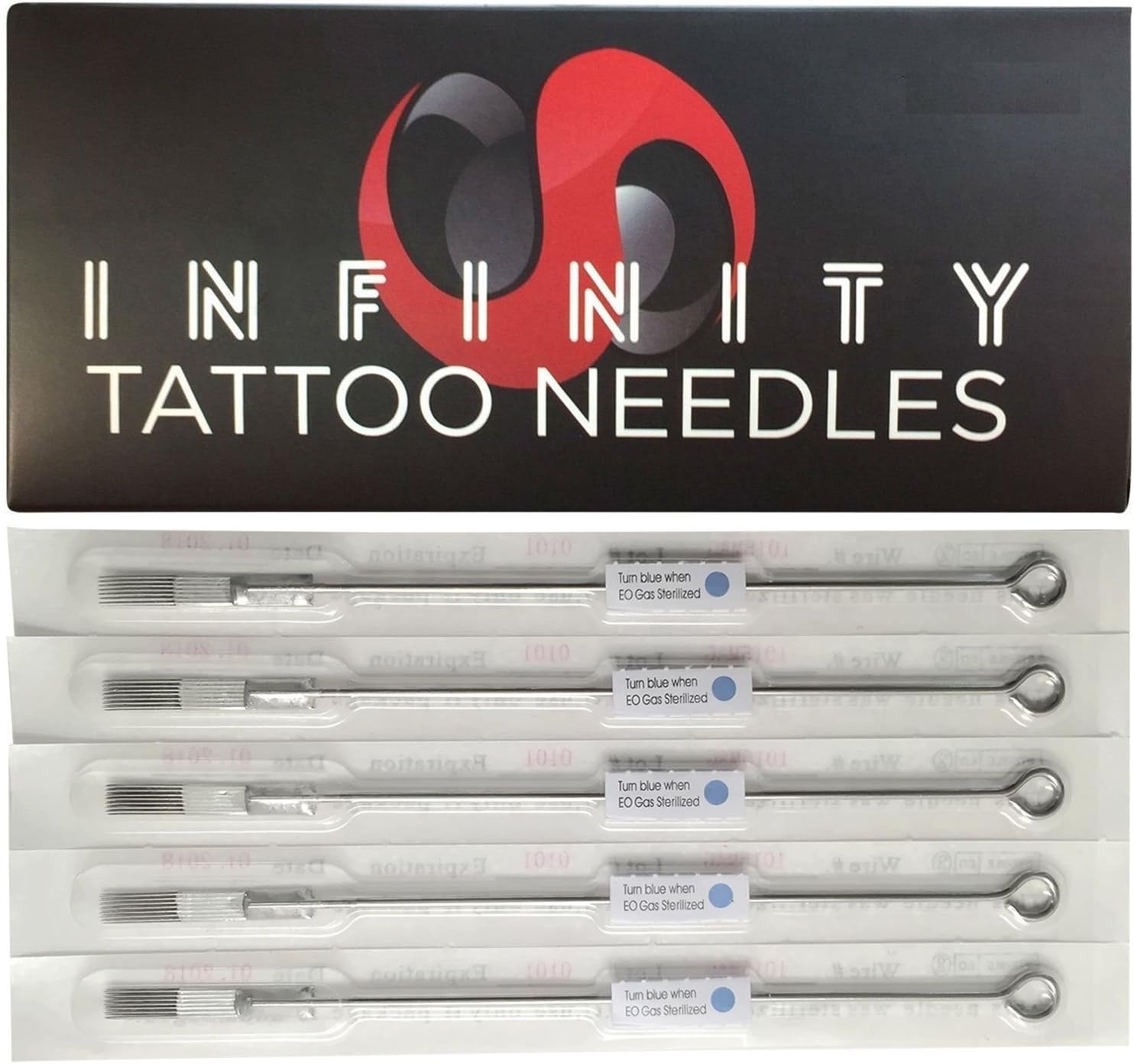 Infinity - Shading Tattoo Needles - 50 pcs - Disposable & Sterile - 13RM Curved Magnum Shader