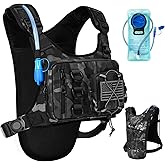 Outdoor Hydration Vest for Running & Hiking, Lightweight Breathable Water Backpack with 2.0L Bladder, Bounce-Free Chest Pack for Marathon, Cycling, Trekking for Men and Women