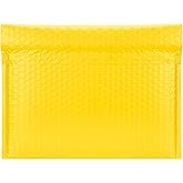 DGSLTENV Yellow Side-Loading Bubble Mailers 13 x 10 Inches,Self-Seal Padded Mailing Envelopes, Pack of 27