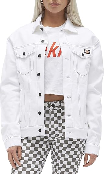 juniors white jean jacket