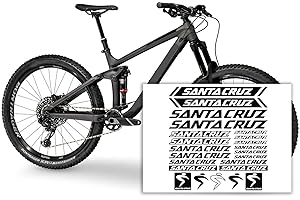 ruilipu Kit For SANTA CRUZ Mountain Bike Bicycle Frame Graphic Reflective Vinyl Bike Decorative Decal Stickers MTB BMX (Refle