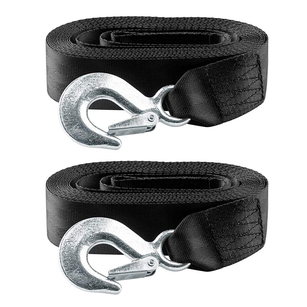 Boat Trailer Winch Strap with Hook 2" by 20' Breaking