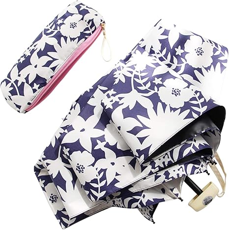 Amazon 折りたたみ 日傘 Hoomoi Uvカット 100 遮光 遮熱 レディース 小型 コンパクト紫外線遮蔽率99 おしゃれ 超軽量 ミニ日傘 母の日 プレゼント 可愛い かわいい花柄模様 収納ポーチ付 Hoomoi 折りたたみ傘 通販