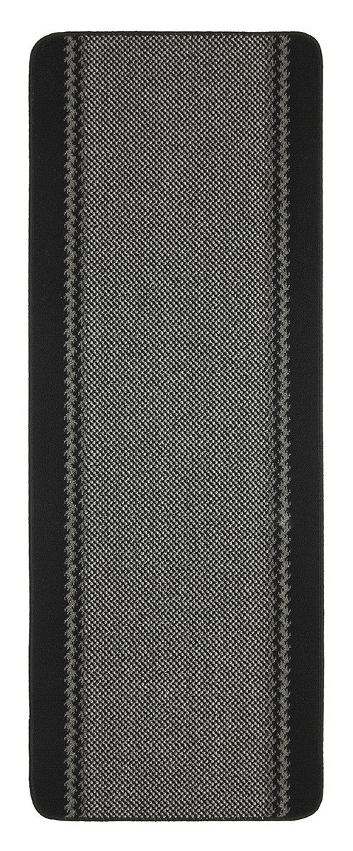 eXtreme Dandy by William Armes, Kilkis Washable Kitchen Mat Non Slip Mat (Black, 180 x 67cm Runner)
