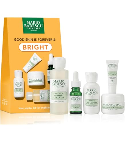 【MariO 】Dermatology スキンケアセット Amazon.com: Mario Badescu Good Skin Is Forever & Bright 5-Piece