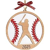 Baseball Christmas Ornament 2025, Baseball Ornaments for Christmas Tree, Xmas Gifts for Boys, Kids, Sports Lover Boys, Sport Ornaments for Kids, Player, Coach, Last Minutes Gifts