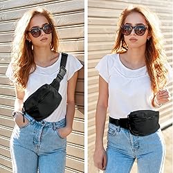 Belt Bag for Women Men, Fashion Waist Pack with