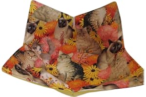 BIG T FARMS Cats in the Flower Garden Soup Bowl Cozy