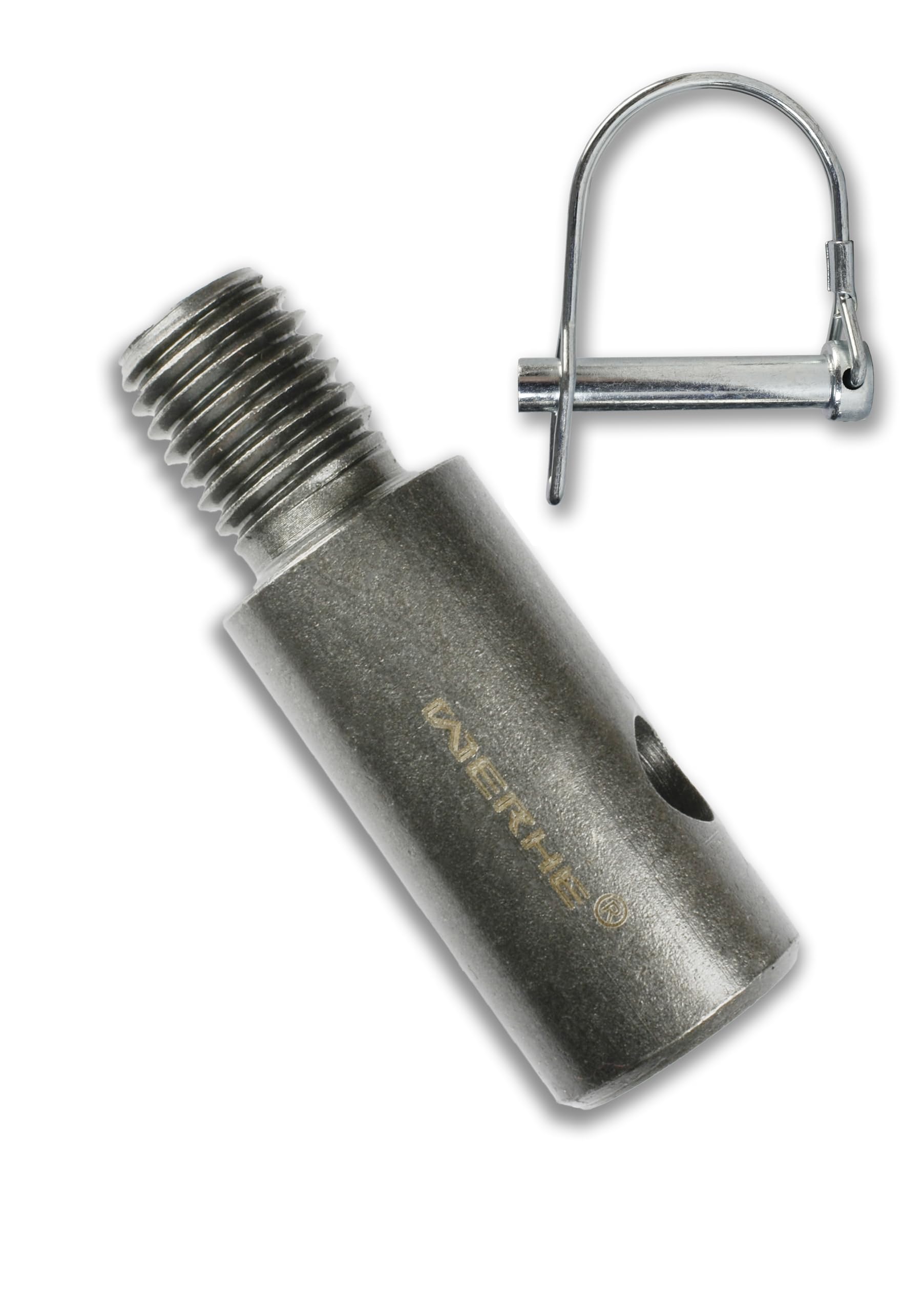 WERHE® Adapter M14 for Earth Drill with Quick Wing Bolt, M14 Agitator Adapter Soil Drilling Machine, Auger, Concrete Stirrer