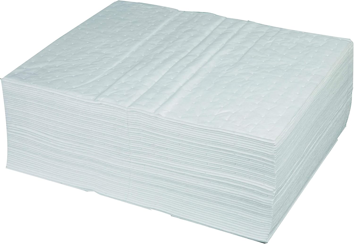 Aain(R) LT011 White Absorbing Heavy Weight Oil-Only Absorbent Mat Pad, Heavy Weight Polypropylene Absorbent Pad, 20" Length x 15" Width, White, LT011A: Home Improvement