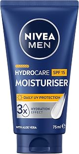 NIVEA MEN Hydrocare SPF15 Moisturiser 75ml - Face Cream for Dry Skin view 1
