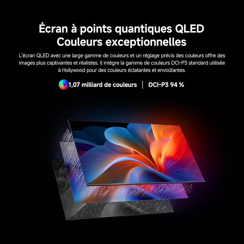 TV F Pro 65 Pouces 2025, 4K UHD QLED Smart Fire TV, L65MB-FPEU