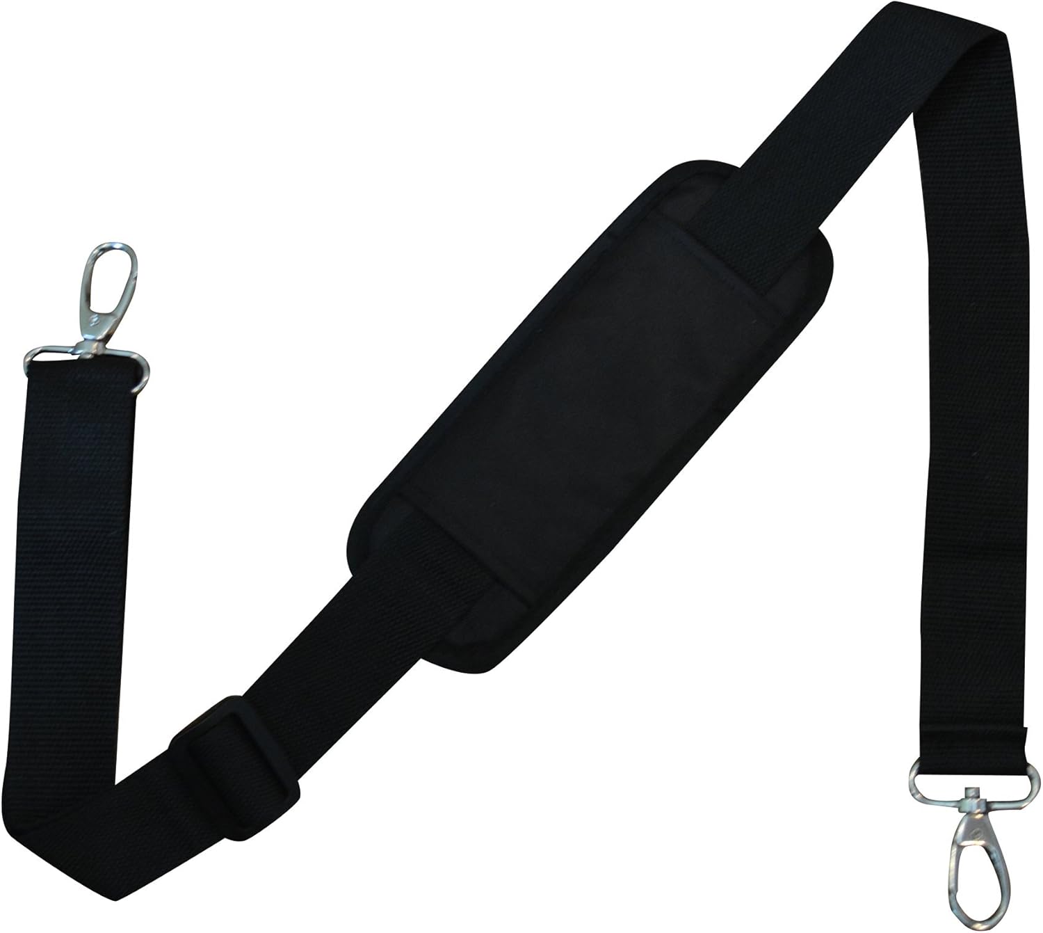 Adjustable Padded Replacement Shoulder Strap with Metal Swivel Hooks