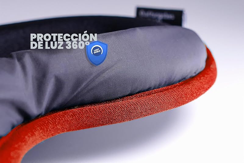 ® Antifaz 3D para Dormir/Pantillas Oscurecedoras/Parche/Máscara de Ojos Súper Cómoda (Gris Luna)