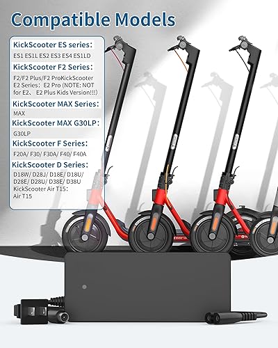 42V Charger for Segway Ninebot Scooters Compatible with Segway ES2