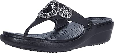 sanrah diamante wedge flip