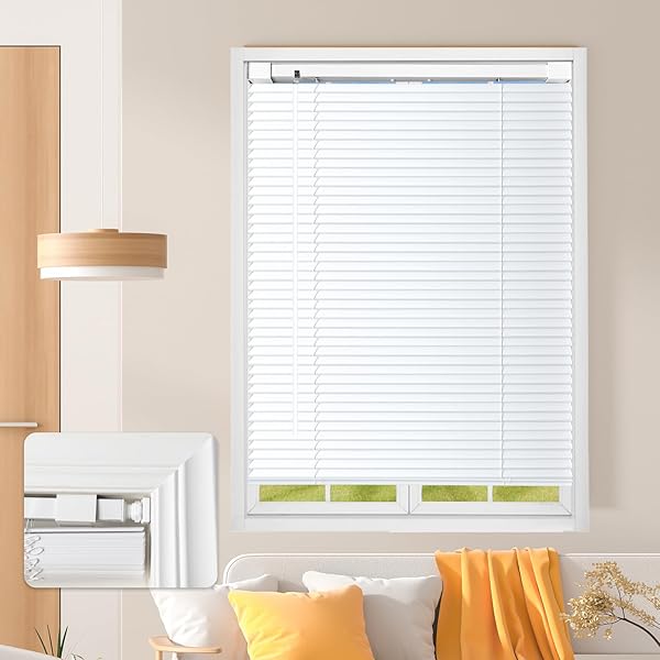 AURILOFT NO TOOLS NO DRILL CORDLESS MINI BLINDS...