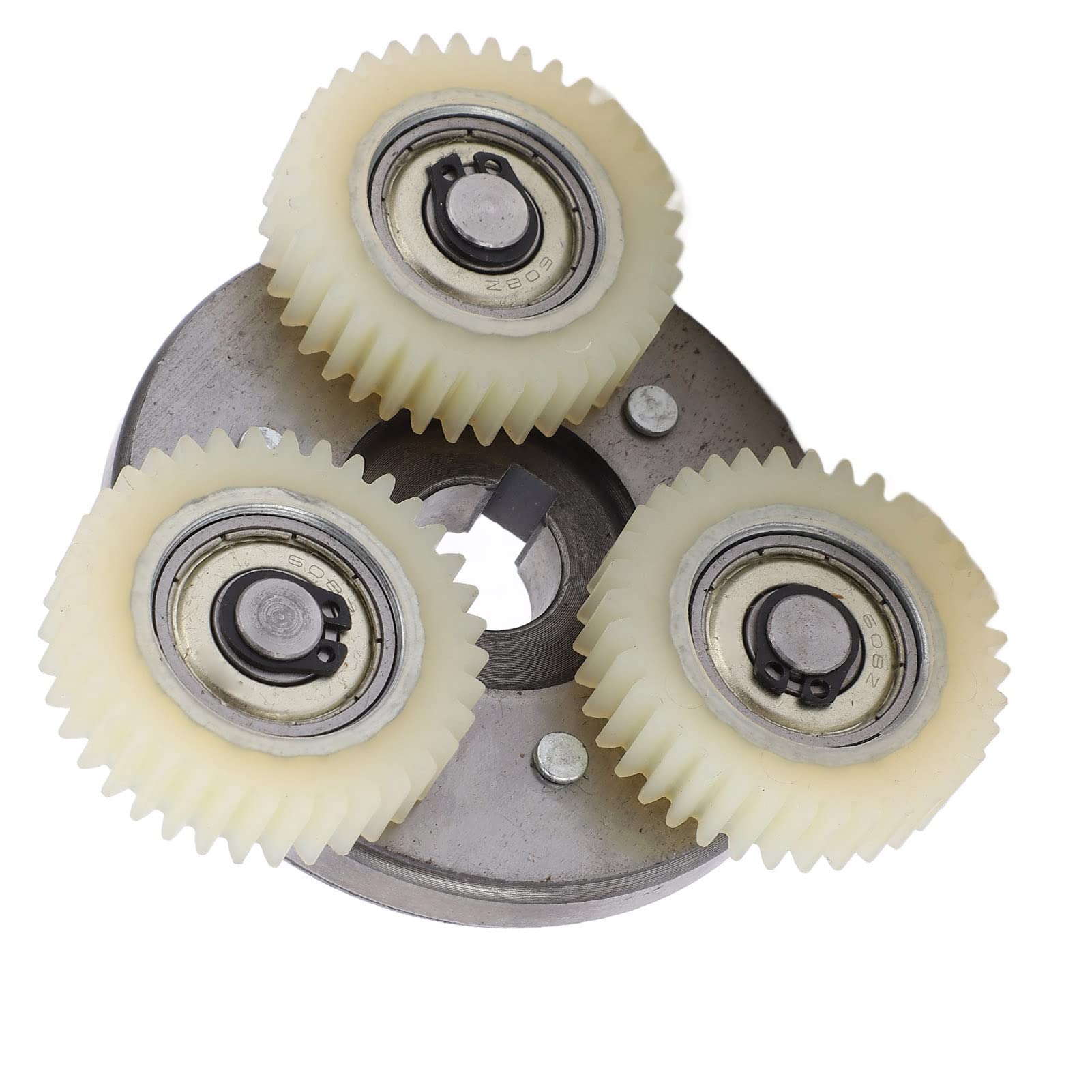 Entatial Gear Clutch Kit, 36T Nylon Gears and 70mm Steel Clutch Kit, Replacement Gear Kit for 250w 350w Motor