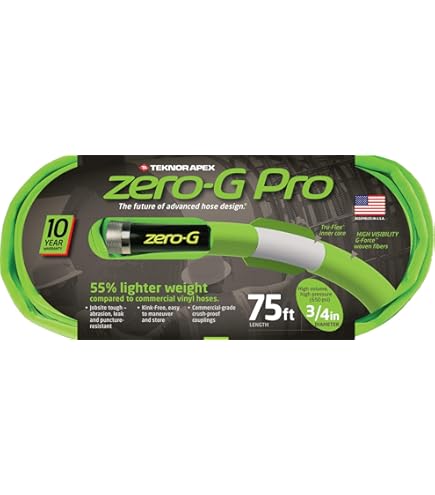 ④バックとパンフ Amazon.com : zero-G Lightweight Kink-Free Garden Hose (3/4