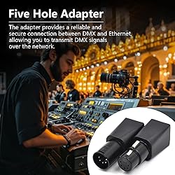 Zhupoub (1 Pair) 5 Pin Male/Female XLR DMX