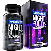 stripfast5000 Weight Management Support + Relaxation Capsules, Stimulant-Free for Women & Men, Night Bullets Blackout