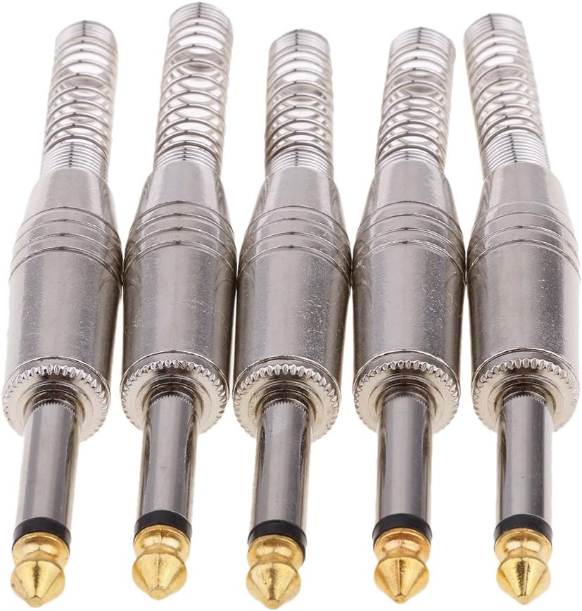 Gazechimp 1 4 Pulgadas Macho 6 35mm Cable De Audio Amplificador Mono 