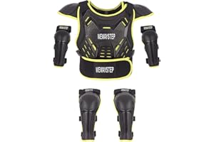 WEWAYSTEP Kids' Dirt Bike Armor - Motocross Protective Gear with Chest Protector, Knee & Elbow Pads for Cycling & Off-Road Riding