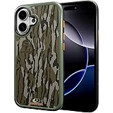 cellhelmet Fortitude Case | iPhone 16 | MagSafe Compatible | Drop Test Certified | Shockproof, Durable Mossy Oak Bottomland Camo Case