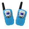 Walkie talkie per bambini Retevis RT388 di colore blu