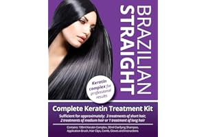 Searching Plants Brazilian Straightening, Keratin Use Treatment Kit, Quality Hair Straightening/Blow Dry/Smoothing, 100ml / 3