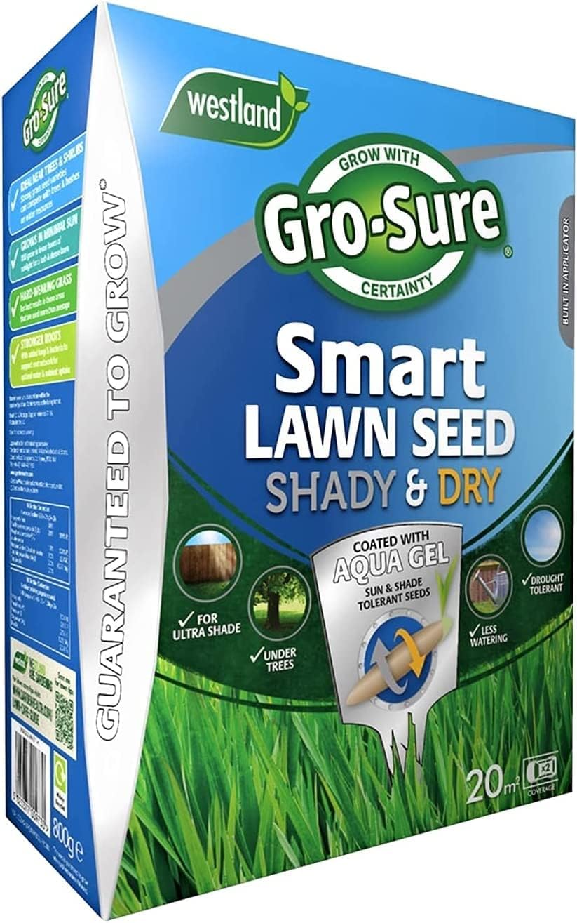 Gro-Sure Lawn Seed Natural 20500262 Tough Areas - Quick Growing Mix