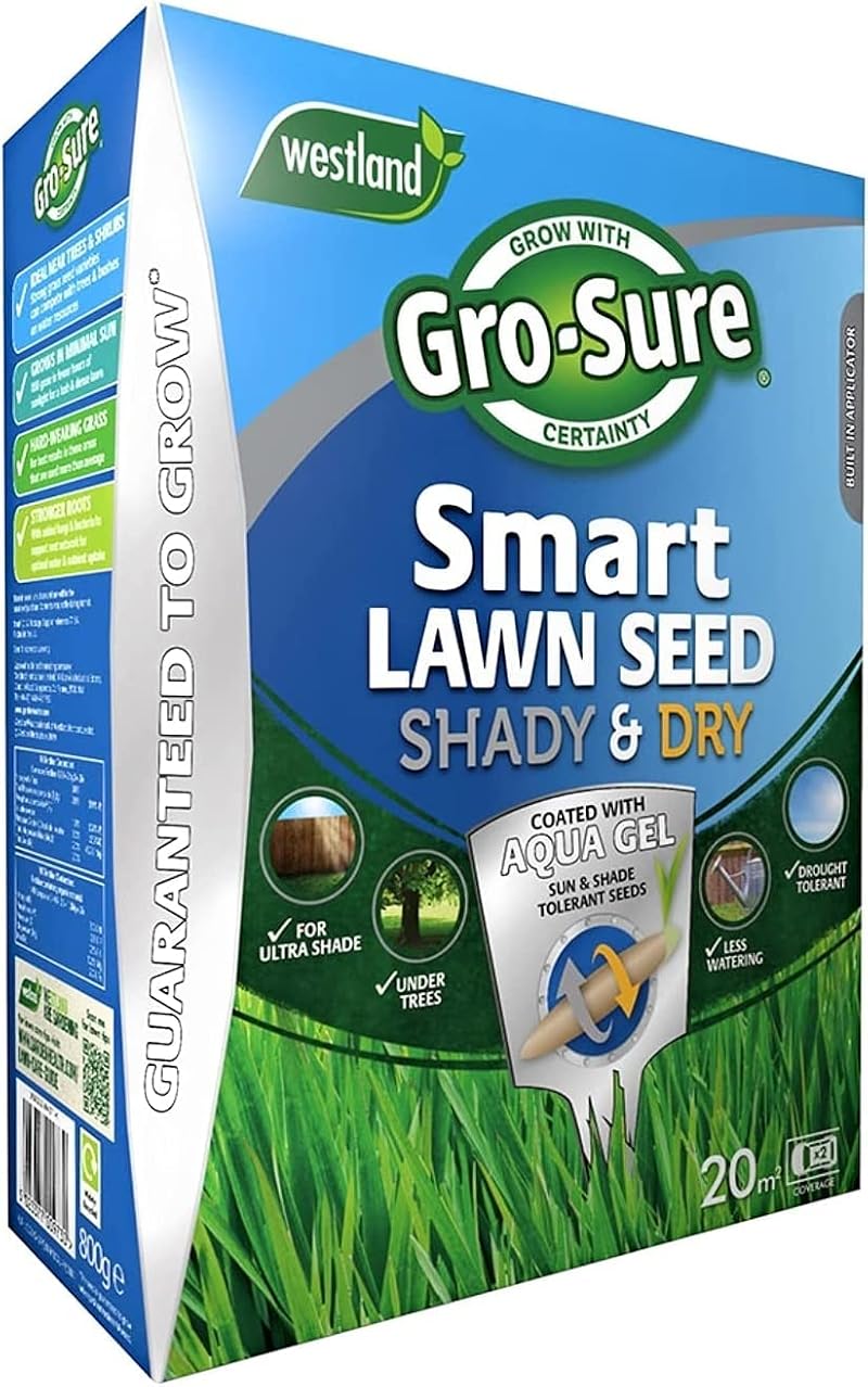 Gro-Sure Lawn Seed Natural 20500262 Tough Areas - Quick Growing Mix