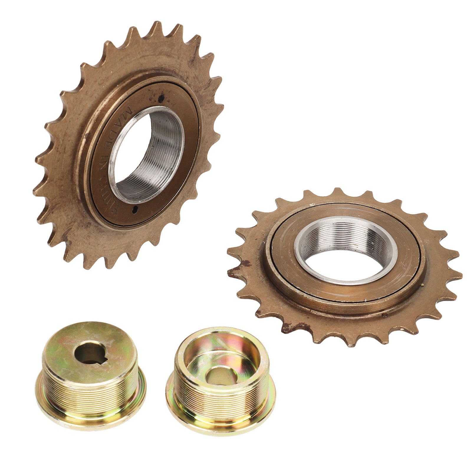RiToEasysports Bike Freewheel Drive Adapter Set,Bike Drive Freewheel Adapter with 22T 24T Left Right Freewheel