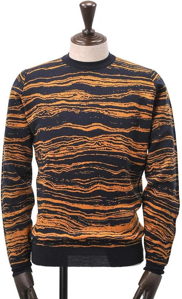 Amazon ジョンスメドレー John Smedley メリノウールニット メンズ クルーネックセーター ミッドナイト Bedrockベッドロック 並行輸入品 セーター 通販