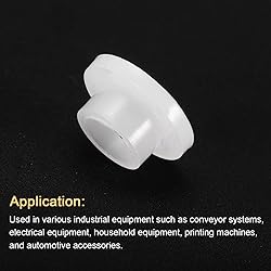 uxcell 8pcs Flanged Sleeve Bearings Plastic