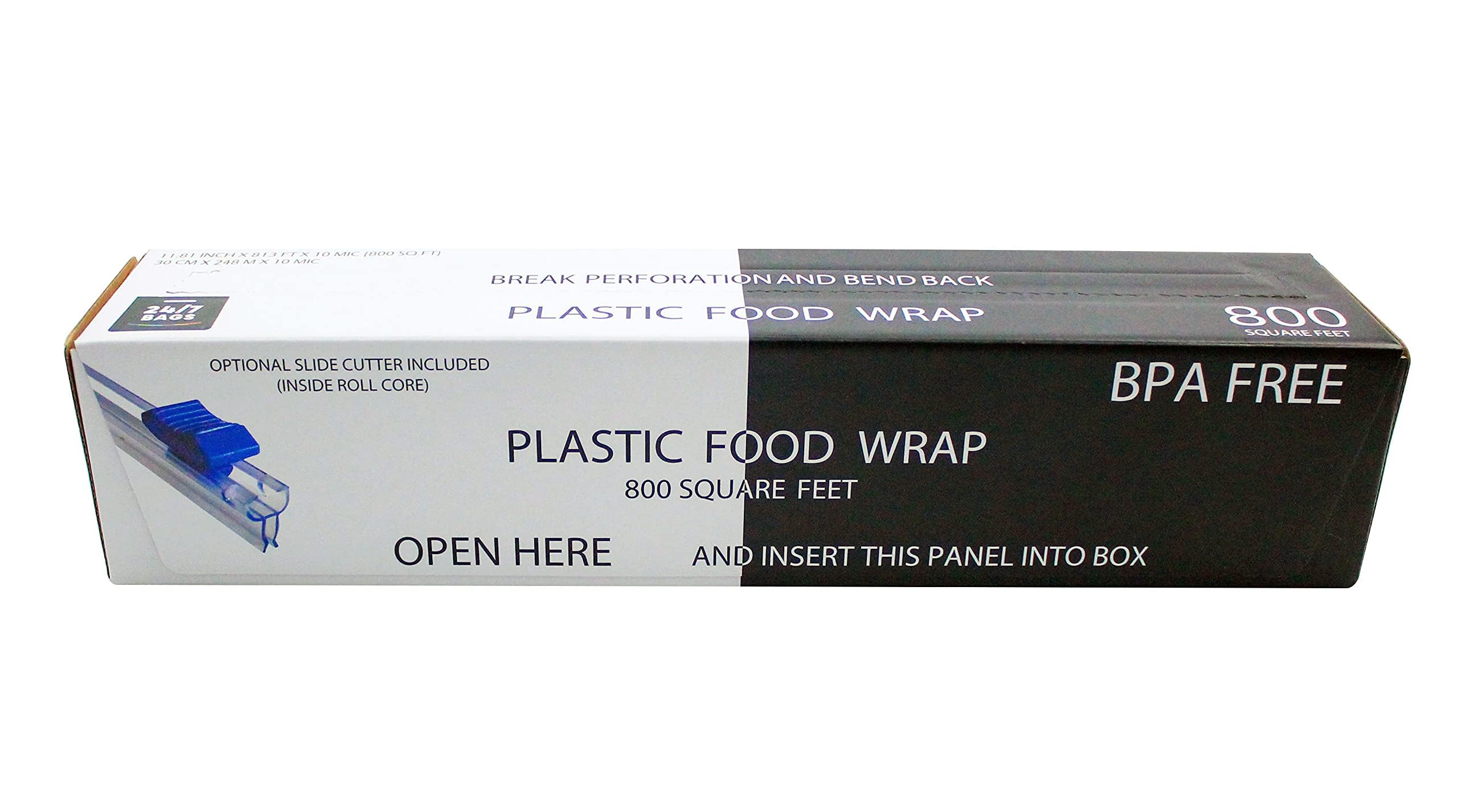 Plastic Food Wrap- 800 SQ. FT. BPA-Free, Includes