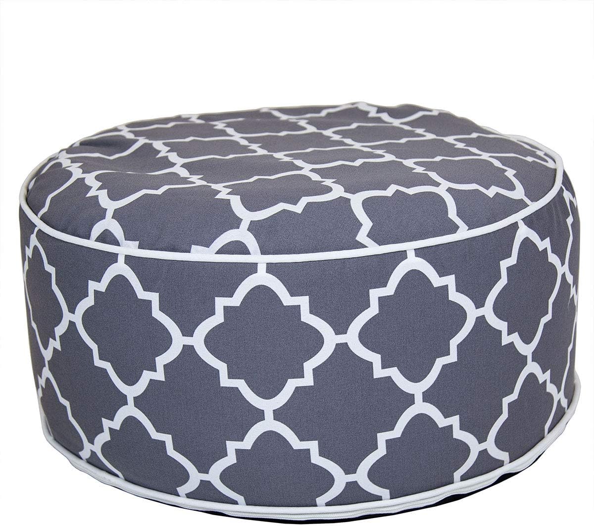 Charles Bentley Indoor/Outdoor Inflatable Garden Foot Stool Pouffe Bean