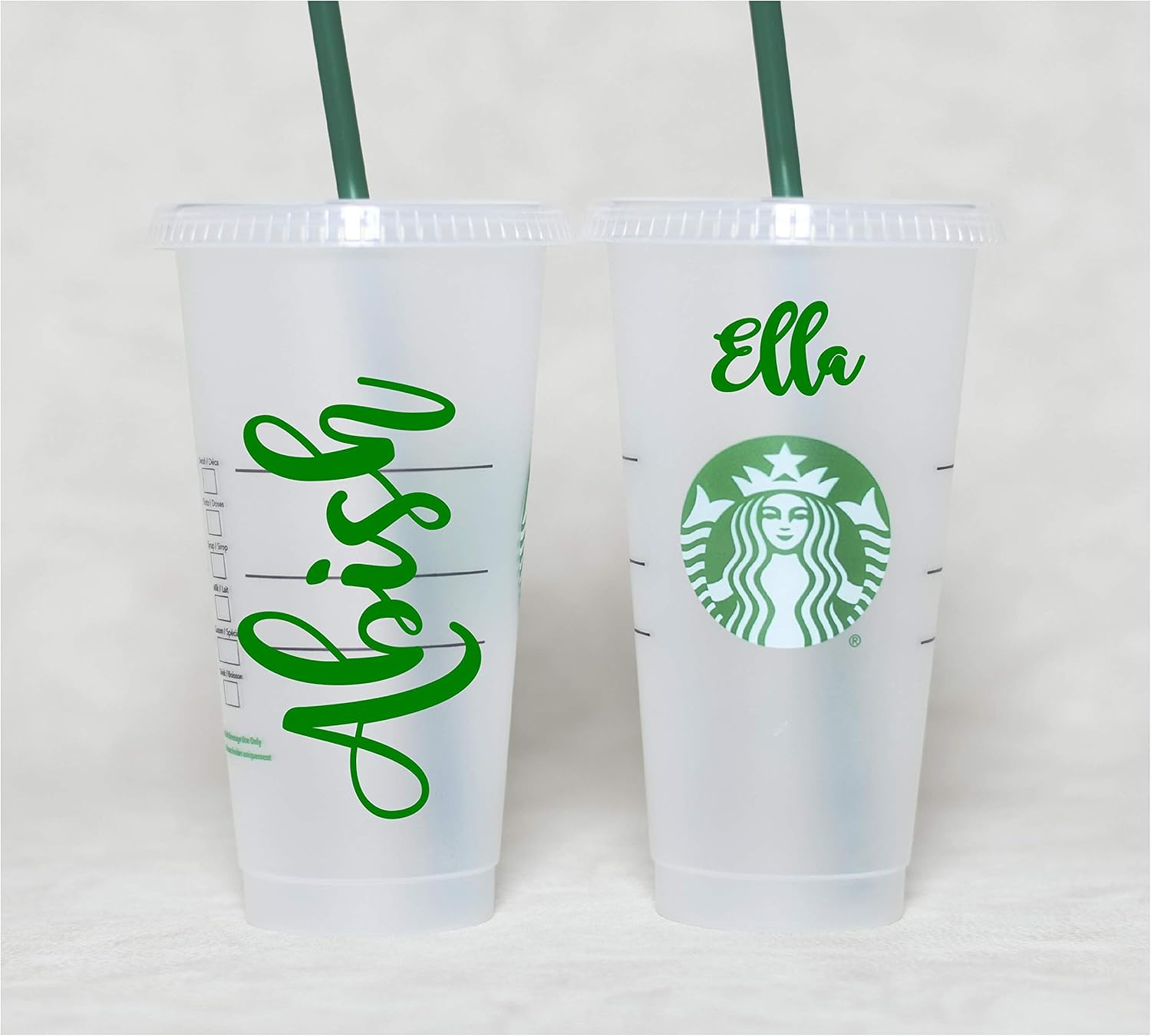 Amazon Com Personalized Reusable Coffee Cup Frosted Venti 24 Oz
