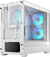 Fractal Design Pop Mini Air RGB White Core Tempered Glass Front mATX Case view 4