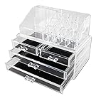 Discoball Large Capacity Transparent Acrylic Cosmetic Organizer