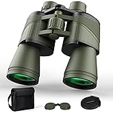 WOZEL 20x52 Binoculars for Adults High Powered - HD Binoculars with Clear Low Light Vision for Bird Watching Hunting Hiking T