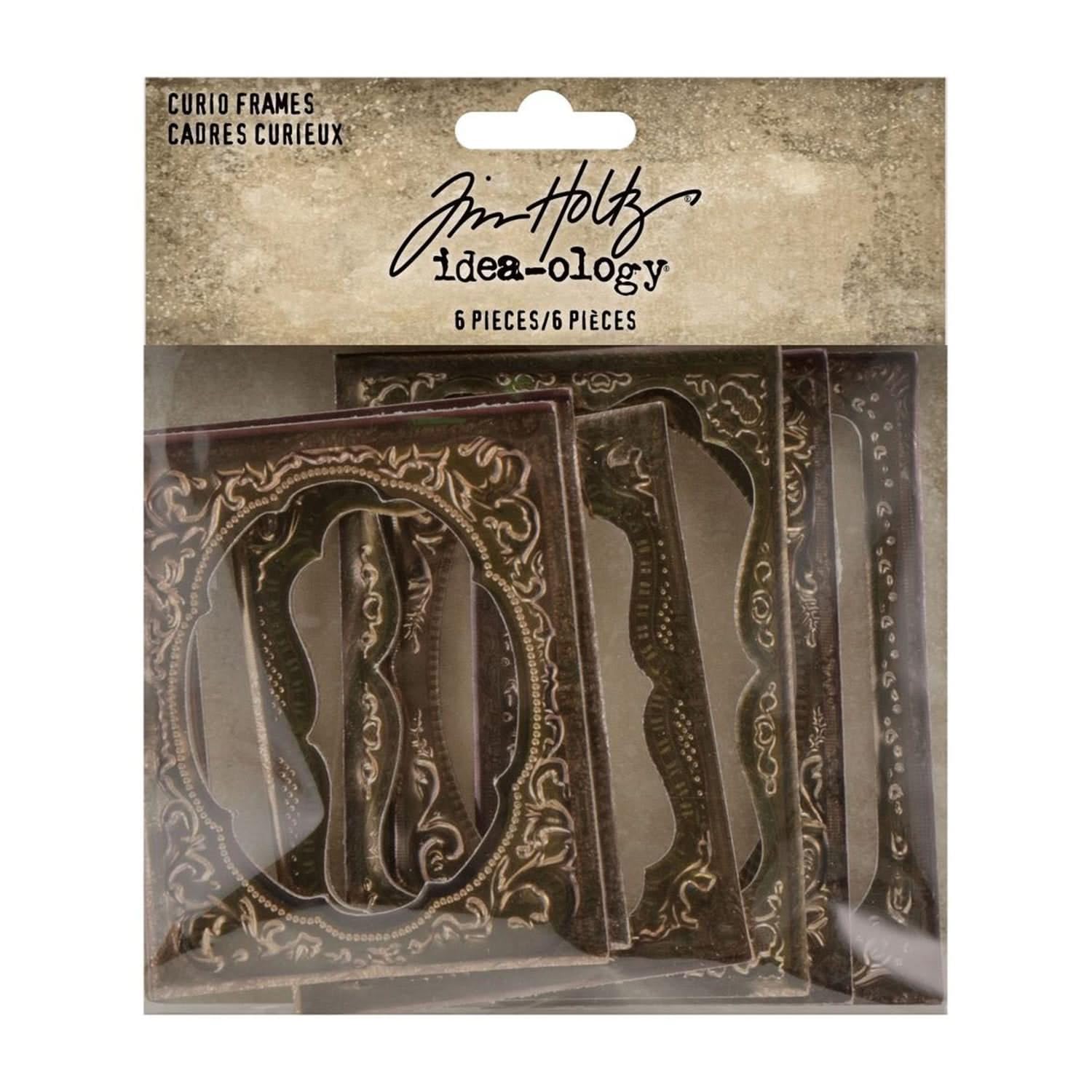 Tim Holtz Advantus Curio Frames IDEA-O 6/PKG, 0