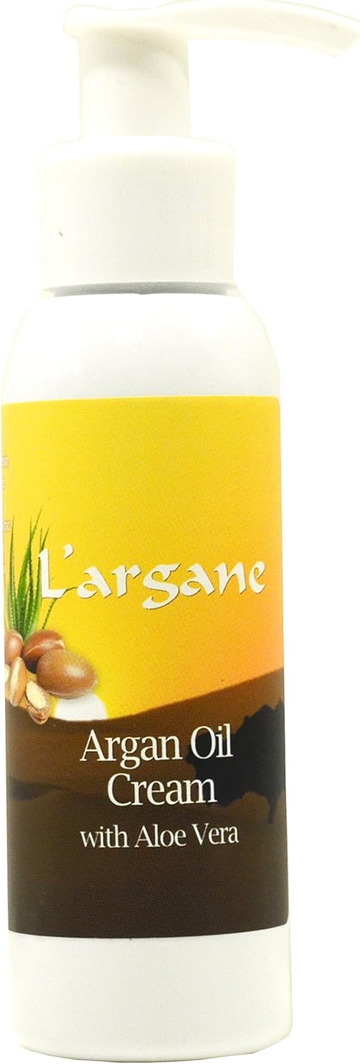 Lanzaloe Argan Oil Cream with Aloe Vera 100ml, 100 ml (Pack of 1)