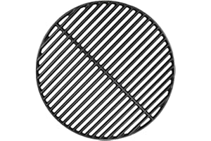 TOMBILI 18 3/16" Cast Iron Grids Grates Replacement for Large Big Green Egg, Fits Kamado Joe KJ23RH Classic I, KJ-23RHC Classic II, KJ23NRHCI Classic III & Stand-Alone Classic, Vision Grill VGKSS-CC2.