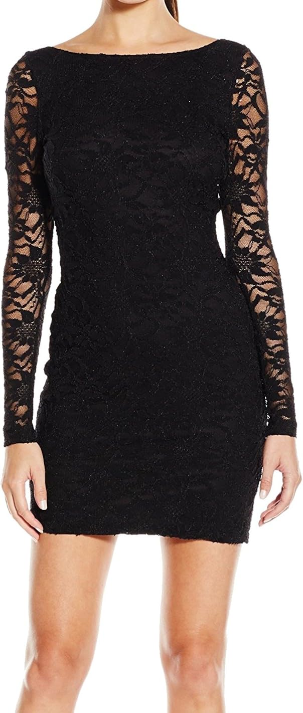 juniors long black dress