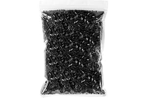 Tcthbc Fuse Beads 6000 Pieces 5mm Black Melty Iron Beads Compatible with Perler and Hama