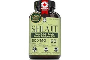 Opti Health Pure Himalayan Shilajit Capsules 500 mg – High Potency Shilajit for Men & Women with 50% Fulvic Acid & 85+ Trace 