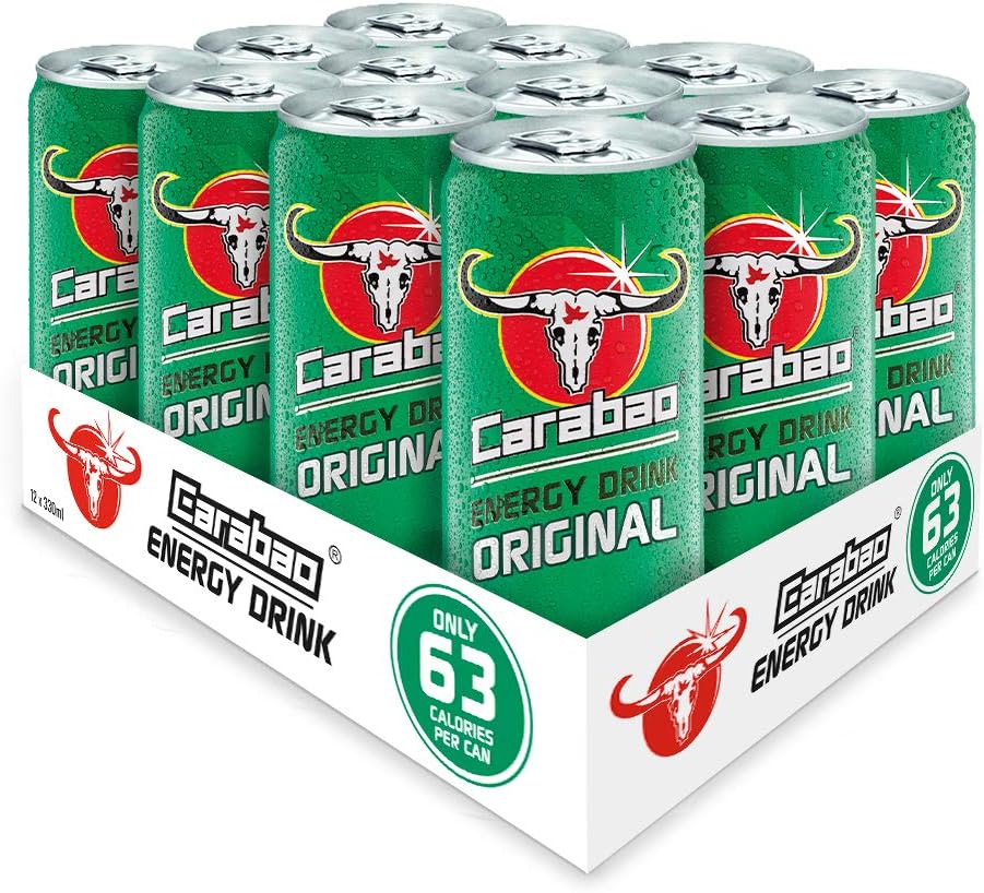 Carabao Energy Drink Original 330ml (Pack of 12) Amazon.co.uk Grocery