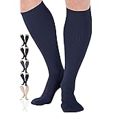 ABSOLUTE SUPPORT Made in USA Compression Socks for Men 20-30mmHg - Varicose Veins - A104