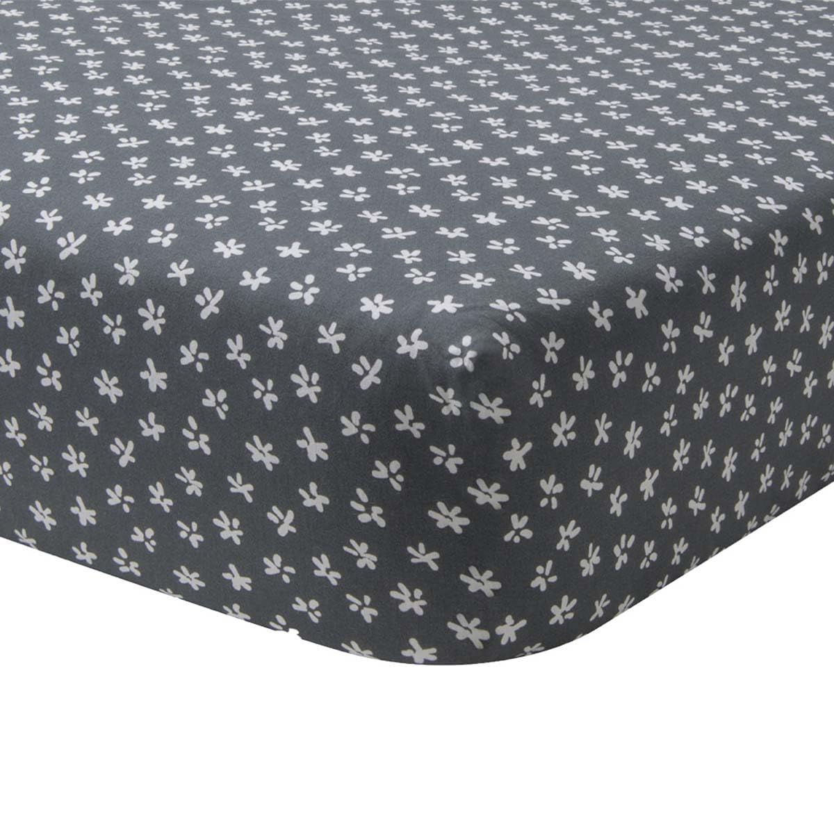 Printed Fitted Sheet, Lyocell, Hortense, 140 x 190 cm, Origin
